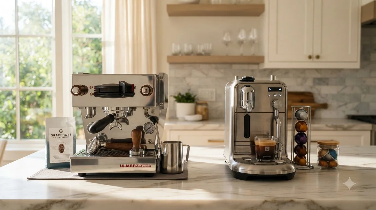The Morning Showdown: Home Espresso Machine vs Capsule Coffee