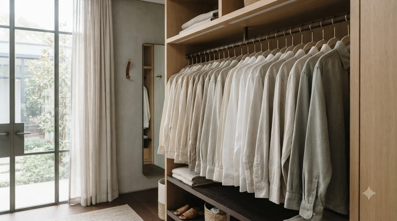Step 3: Standardize Hangers and Fold Uniformly