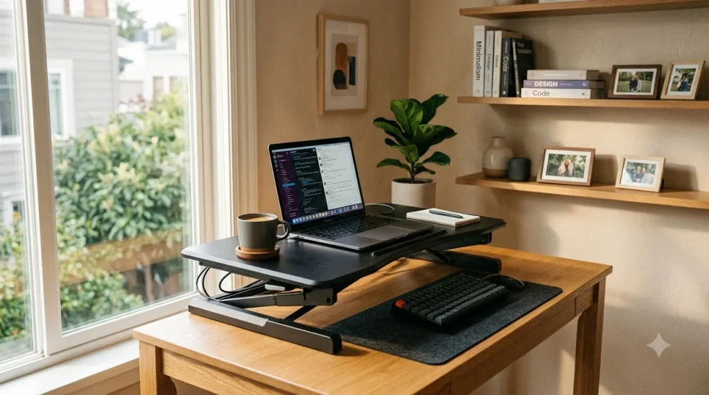 Best Standing Desk Converters for Small Spaces (2026 Guide)